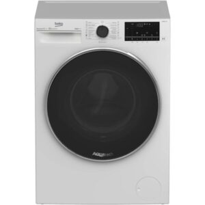 Masina de spalat rufe Beko B5WFU79418WB, 9 kg, 1400 rpm, Clasa A, SteamCure, Recycled Tub, ProSmart Inverter Motor, Homewhiz through Bluetooth, AddXtra, Alb