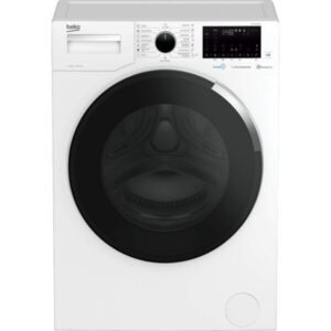 Masina de spalat rufe Beko WUE 7646XCW, 7 kg, 1200 RPM, Clasa D, Motor ProSmart Inverter, HomeWhiz, SteamCure, Hygiene+, Alb