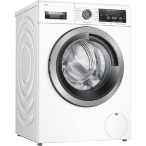 Masina de spalat rufe Bosch WAX32KH1BY, 10 kg, 1600 RPM, Clasa C, Home Connect, i-DOS, EcoSilence Drive, Super Quick 30, Alb