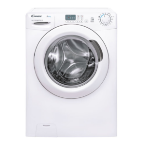 Masina de spalat rufe Candy EY 1281DE/1-S, 8 Kg, Clasa D, 1200 rpm, Smart Touch, Kilo Detector, Start delay, NFC, Alb