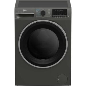 Masina de spalat rufe cu uscator Beko B5DFT59442M, Spalare 9 kg, Uscare 6 kg, 1400 RPM, Clasa A, HygieneTherapy, SteamCure, HomeWhiz, ProSmart Inverter Motor, AddXtra, Gri