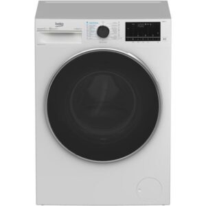 Masina de spalat rufe cu uscator Beko B5DFT59447W, Spalare 9 kg, Uscare 6 kg, 1400 RPM, Clasa C, HomeWhiz, AddXtra, SteamCure, Motor ProSmart Inverter, AquaWave, Alb