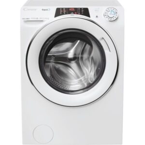 Masina de spalat rufe cu uscator Candy Rapido ROW 4964DWMT1-S, 10 kg spalare, 6 kg uscare, 1600 RPM, Motor Inverter, Wi-Fi, Bluetooth, Steam, Quick&Clean, Clasa A, Alba - eMAG.ro