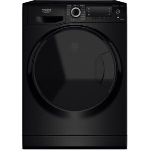 Masina de spalat rufe cu uscator Hotpoint Natis NDD11725BDAEE, 11 kg spalare, 7 kg uscare, 1600 RPM, Clasa B, Motor Inverter, Display LCD, Negru