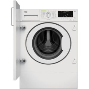 Masina de spalat rufe cu uscator incorporabila Beko HITV8736B0HT, Spalare 8 kg, Uscare 5 kg, 1400 rpm, Clasa C, Display digital, ProSmart Inverter Motor, HomeWhiz, Bluetooth,...