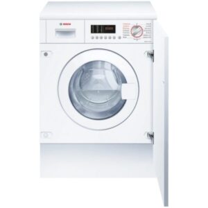 Masina de spalat rufe cu uscator incorporabila Bosch WKD28543EU, 7 kg spalare, 4 kg uscare, 1400 RPM, EcoSilence Drive, Clasa E, 60 cm, Alb