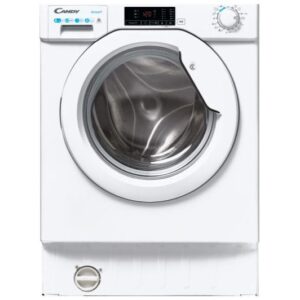 Masina de spalat rufe cu uscator incorporabila Candy CBD 485D1E/1-S, Clasa D, 1400 rpm, Spalare 8 kg, Uscare 5 kg, Easy Iron, Alb