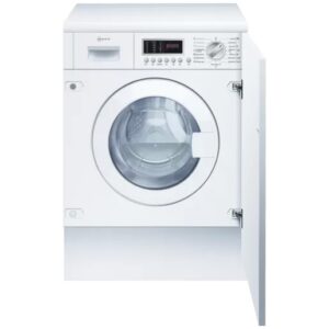 Masina de spalat rufe cu uscator incorporabila Neff V6540X2EU, 7 kg spalare, 4 kg uscare, 1400 RPM, EcoSilence Drive, Display LCD, AquaStop, Clasa E, Alb