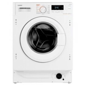 Masina de spalat rufe cu uscator incorporabila Samus WSDDBI-86141, 8 kg Spalare,6 kg Uscare, 1400 RPM, Clasa energetica B, Afisaj LCD, 16 programe, Program...