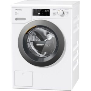 Masina de spalat rufe cu uscator Miele WTD160WCS, Spalare 8 kg, Uscare 5 kg, 1600 rpm, Clasa A, TwinDos, QuickPower, Alb