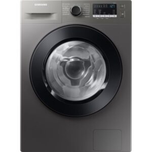 Masina de spalat rufe cu uscator Samsung WD80T4046CX/LE, Spalare 8 kg, Uscare 5 kg, 1400 RPM, Clasa C, Eco Bubble, Bubble Soak, Steam, Airwash, Motor Digital Inverter, Inox