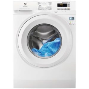 Masina de spalat rufe Electrolux EW6FN528W, 8 kg, 1200 rpm, Clasa C, Motor Inverter, Display digit LCD, SensiCare, TimeManager, Alb