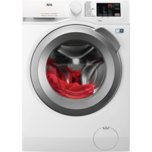 Masina de spalat rufe frontala AEG L6FL831EX, 8 kg, 1400 rpm, alb
