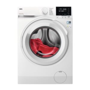 Masina de spalat rufe frontala AEG LFR71862BE, 8 kg, Steam Refresh, Clatire suplimentara, Aqua control, 1600rpm, Clasa A, Alba
