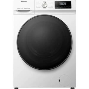 Masina de Spalat Rufe Frontala HISENSE WFQA9014EVJM, Steam, 9 kg, 1400rpm, Clasa A, Alb