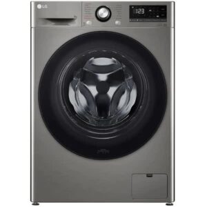 Masina de Spalat Rufe Frontala LG F4WV328S2TU, AI Direct Drive, 8 kg, 1400 rpm, Clasa B, Argintiu