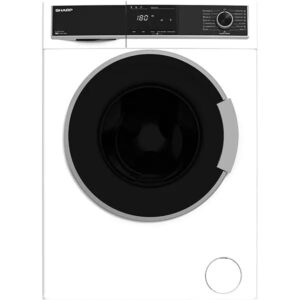 Masina de spalat rufe frontala SHARP ES-HFB812AWC, Motor Advanced Inverter, 8 kg, 1200 rpm, Clasa C,Alb