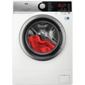 Masina de Spalat Rufe Frontala Slim AEG L6SNE47SE, ProSense, 7 kg, 1400rpm, Clasa C, Alb