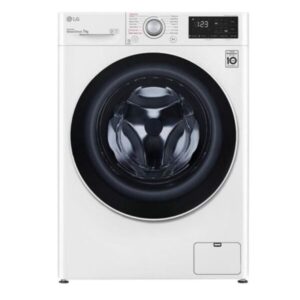 Masina de spalat rufe frontala slim LG F2WV3S7S0E, 7kg, 1200rpm, Clasa D, alb