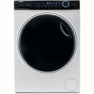 Masina de spalat rufe Haier HW90-B14979-S, 9 kg, 1400 rpm, Clasa A, Motor Direct Motion, Refresh, ABT, Steam, Dual spray, Pillow Drum, iTime, Smart Detecting, Alb