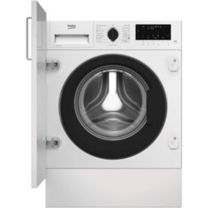 Masina de spalat rufe incorporabila Beko BI5WBT681415W, 8 kg, 1400 RPM, Clasa A, Motor ProSmart Inverter, AddXtra, Hygiene+Steam, Silent Tech , SteamCure, Recycled Tub, Homewhiz...