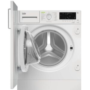 Masina De Spalat Rufe Incorporabila Cu Uscator Beko WDWI85141, 8/5 Kg, 1400 Rpm, Alb