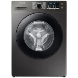 Masina de spalat rufe Samsung WW90TA046AX/LE, 9 kg, 1400 RPM, Clasa A, Eco Bubble, Bubble Soak, Steam, Smart Check, Motor Digital Inverter, Inox