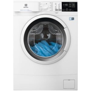 Masina de spalat rufe Slim Electrolux EW6SN427WI, 7 kg, 1200 RPM, Clasa C, Motor Inverter, SensiCare, Alb
