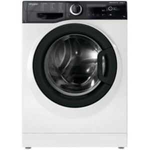 Masina de spalat rufe Slim Whirlpool WRSB7259BBEU, 7 kg, 1200 RPM, Clasa B, Motor Inverter, Display Big digital, Negru