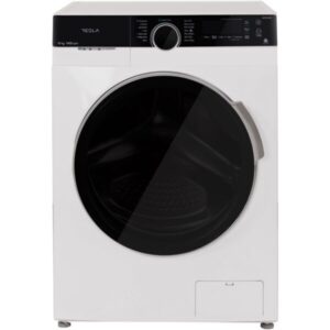 Masina de spalat rufe Tesla Onyx WF121490M, 12 kg, 1400 RPM, Clasa A, Motor Inverter, Touch Screen, Steam Care, Night Wash, SpaCare, Cuva Diamond Shape, Alb