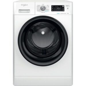 Masina de spalat rufe Whirlpool FreshCare+ FFB9469BVEE, 9 kg, 1400 rpm, Motor Inverter, Clasa A, Steam Refresh, Tehnologia al-6lea Simt, Alb/Negru
