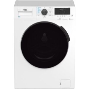 Masina de spalat rufe cu uscator Beko HTE7616X0, Spalare 7 kg, Uscare 4 kg, 1200 rpm, Clasa D, HomeWhiz, SteamCure, Motor ProSmart Inverter, Silent-Tech, Alb