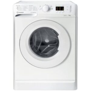 Masina de spalat rufe Indesit New MyTime MTWA 71252 W EE, 7 kg, 1200 rpm, Clasa E, Fast Cycles, Display LED, Alb