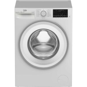 Masina de spalat rufe Slim Beko B3WFU59425W, 9 kg, 1400 RPM, Clasa A, HomeWhiz prin Bluetooth Remote Control, SteamCure, AddXtra, Motor ProSmart Inverter, AddXtra, AutoClean...