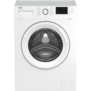 Masina de spalat rufe Slim Beko WUE 6512 BWW, 6 kg, 1000 RPM, Clasa E, SteamCure, 60 cm, Alb