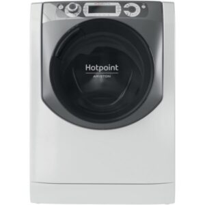 Masina de spalat rufe slim Hotpoint AQS73D28SEUBN, 7 kg, 1200 RPM, Clasa D, Motor Inverter, Display LCD, Alb