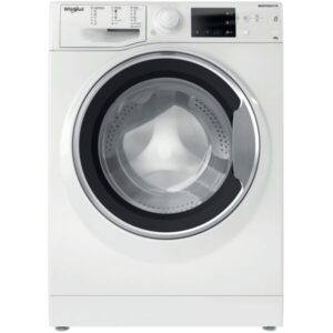 Masina de spalat rufe Slim Whirlpool WRBSB6249WEU, 6 kg, 1200 rpm, Clasa C, Steam Refresh, Motor Inverter, Display digital, Alb