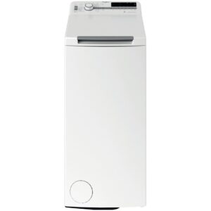 Masina de spalat rufe cu incarcare verticala Whirlpool TDLR7231BSEU, 7 kg, 1200 rpm,Clasa D, Motor Inverter, Display digital, Tehnologia al-6lea Simt, Alb