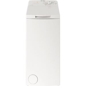 Masina de spalat rufe cu incarcare verticala Indesit BTWL60400EE/N, 6 kg, 1000 RPM, Clasa C, Display LED, Turn&Go, Alb