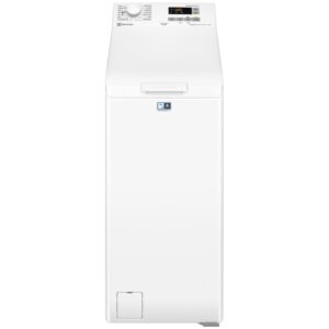 Masina de spalat rufe cu incarcare verticala Electrolux EW6TN5261F, 6 kg, 1200 rpm, Clasa D, Tehnologie SensiCare, Display LCD, Alb