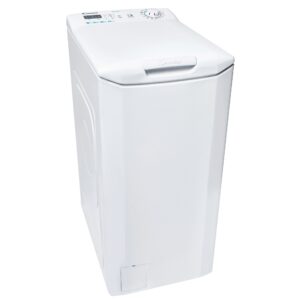 Masina de spalat rufe cu incarcare verticala Candy CST 27LE/1-S, 7 kg, 1200 RPM, Clasa F, Mix Power Systems, Kg Detector, Gentle touch opening, Alb