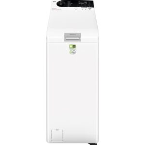 Masina de spalat rufe cu incarcare verticala AEG LTR8E363E, 6 kg, 1300 RPM, Clasa A, Motor inverter cu magnet permanent, PowerCare(Okomix), ProSteam, ProSense, PowerClean, Alb