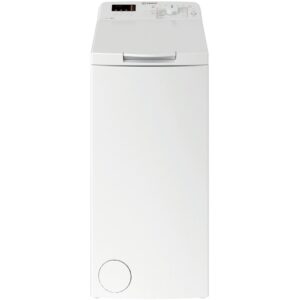 Masina de spalat rufe cu incarcare verticala Indesit BTWS72200EU/N, 7 kg, 1200 rpm, Clasa E, Turn&Go, Display digital, Alb