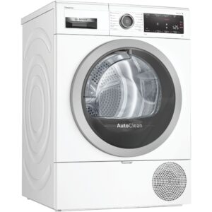 Uscator de rufe Bosch WTX87M90BY, Pompa de caldura, 9 kg, 15 programe, Clasa A++, AutoDry Technology, Alb