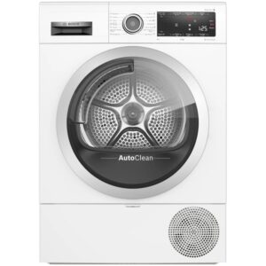 Uscator de rufe Bosch WTX87K01BY, Pompa de caldura, 9 kg, 15 programe, AutoDry Technology, Clasa A++, Alb