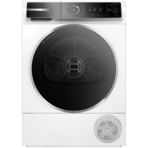 Uscator de rufe Bosch Seria 8 WQB245A0BY, Pompa de caldura, 9 kg, 15 programe, Home Connect, AutoDry Technology, Clasa A+++, Alb