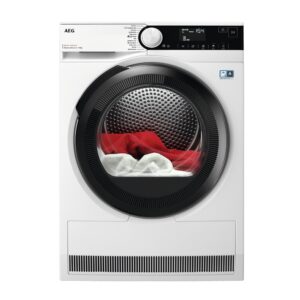 Uscator de rufe AEG TR83M8P4E, 8kg, AbsoluteCare, SensiDry®, Pompa de caldura, 12 programe, Clasa A++, Alb