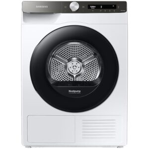 Uscator de rufe Samsung DV90T5240AT/S7, Pompa de caldura, 9 kg, Clasa A+++, AI Control, Quick Dry, Optimal Dry, Wifi, Alb