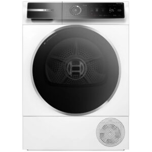 Uscator de rufe Bosch Seria 8 WQB246C0BY, Pompa de caldura, 9 kg, 15 programe, AutoDry Technology, Clasa A+++, Alb