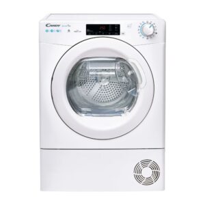 Uscator de rufe cu pompa de caldura, Candy, CSOE H8A2TE-S, Clasa energetica A++, Capacitate 8 kg, 14 programe, Alb